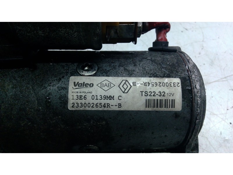 Recambio de motor arranque para renault master iii furgoneta (fv) 2.3 dci 125 fwd (fv0c, fv0d, fv0g, fv0h, fv0j, fv0k) referenci