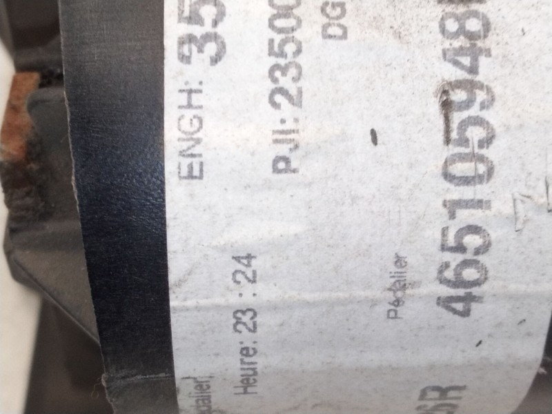 Recambio de pedal freno para renault master iii furgoneta (fv) 2.3 dci 125 fwd (fv0c, fv0d, fv0g, fv0h, fv0j, fv0k) referencia O