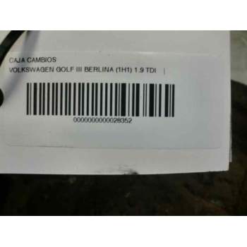 Recambio de caja cambios para volkswagen golf iii berlina (1h1) 1.9 tdi referencia OEM IAM AGC  123798