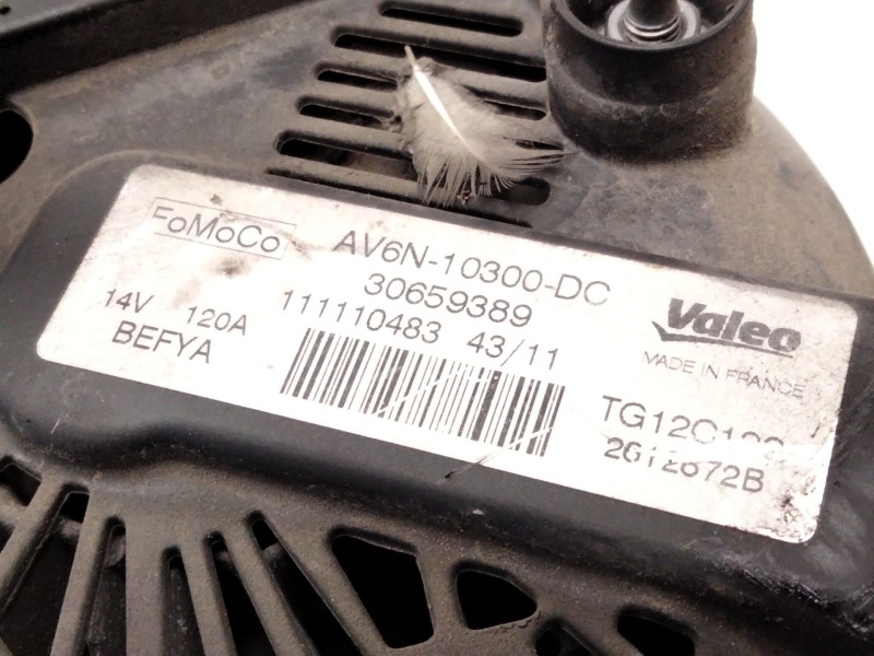 Recambio de alternador para ford fiesta vi (cb1, ccn) 1.6 tdci referencia OEM IAM AV6N10300DC  