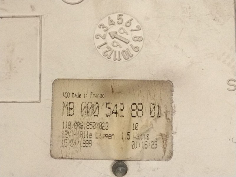 Recambio de cuadro instrumentos para mercedes-benz clase v (638/2) v 230 td (638.274) referencia OEM IAM 0005428801  