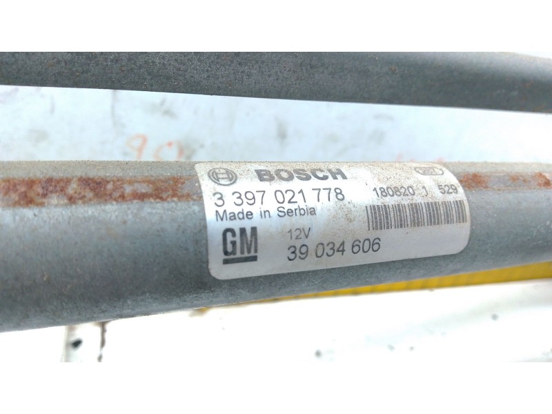 Recambio de motor limpia delantero para opel astra k sports tourer excellence referencia OEM IAM 39034606  