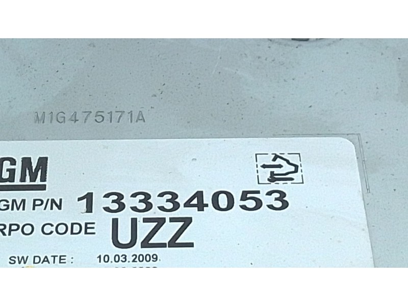 Recambio de amplificador de radio para opel astra j (p10) 1.7 cdti (68) referencia OEM IAM 13334053  