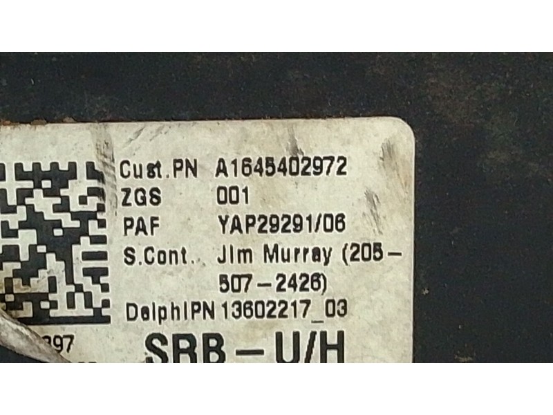 Recambio de caja fusibles para mercedes-benz clase r (w251, v251) r 320 cdi 4-matic (251.022, 251.122) referencia OEM IAM A16454