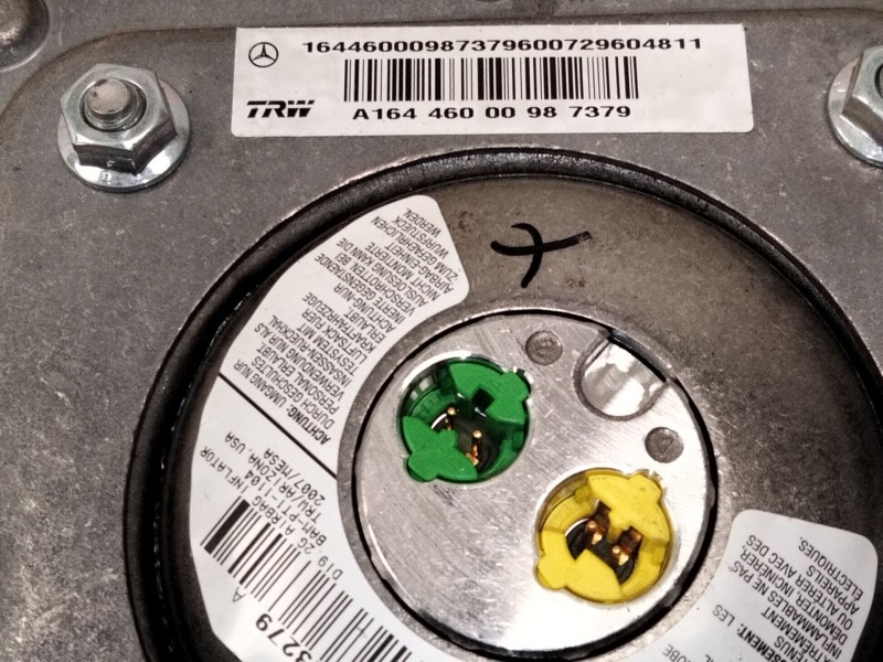 Recambio de airbag delantero izquierdo para mercedes-benz clase r (w251, v251) r 320 cdi 4-matic (251.022, 251.122) referencia O