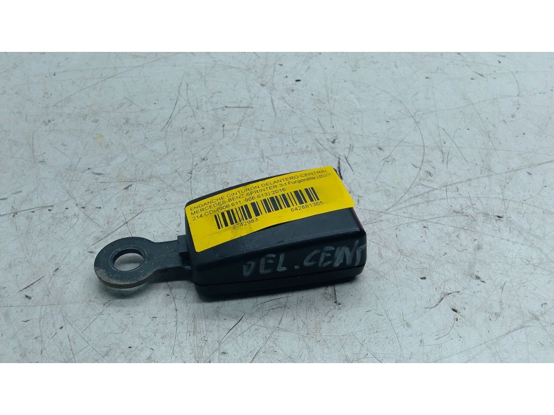 Recambio de enganche cinturon delantero central para mercedes-benz sprinter 3-t furgoneta (b906) 214 cdi (906.611, 906.613) refe