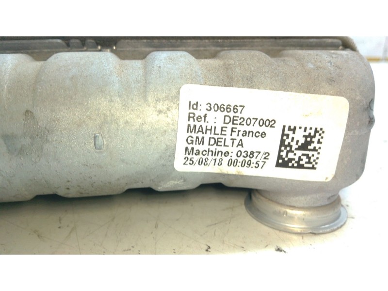 Recambio de radiador aire acondicionado interior para opel astra k sports tourer excellence referencia OEM IAM DE207002  