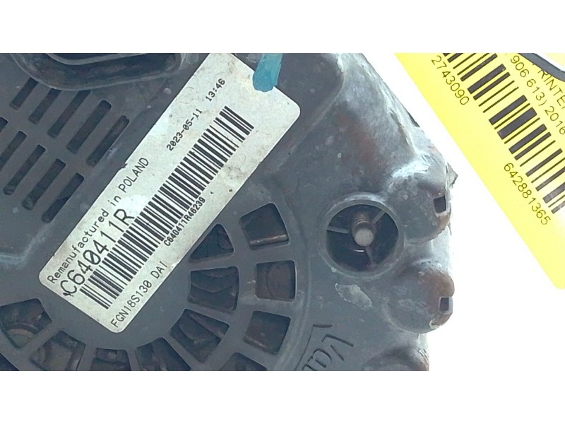 Recambio de alternador para mercedes-benz sprinter 3-t furgoneta (b906) 214 cdi (906.611, 906.613) referencia OEM IAM   