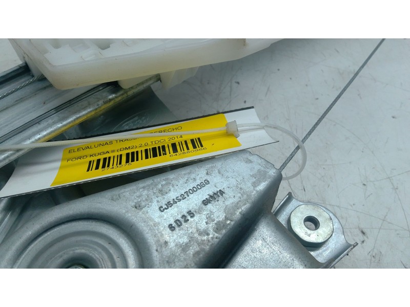 Recambio de elevalunas trasero derecho para ford kuga ii (dm2) 2.0 tdci referencia OEM IAM CJ54S27000BG  