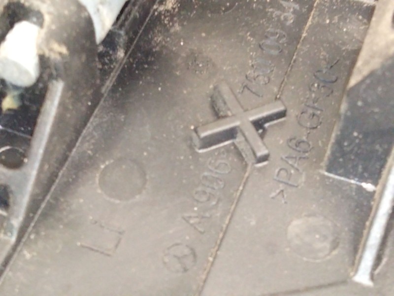 Recambio de maneta exterior delantera izquierda para mercedes-benz sprinter 3-t furgoneta (b906) 214 cdi (906.611, 906.613) refe