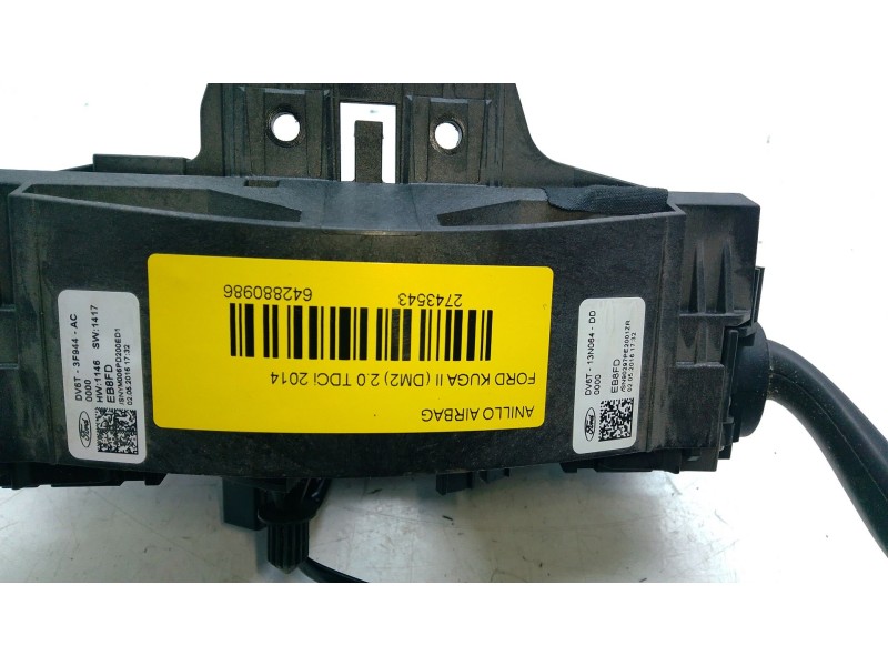 Recambio de anillo airbag para ford kuga ii (dm2) 2.0 tdci referencia OEM IAM BM5T14A664  