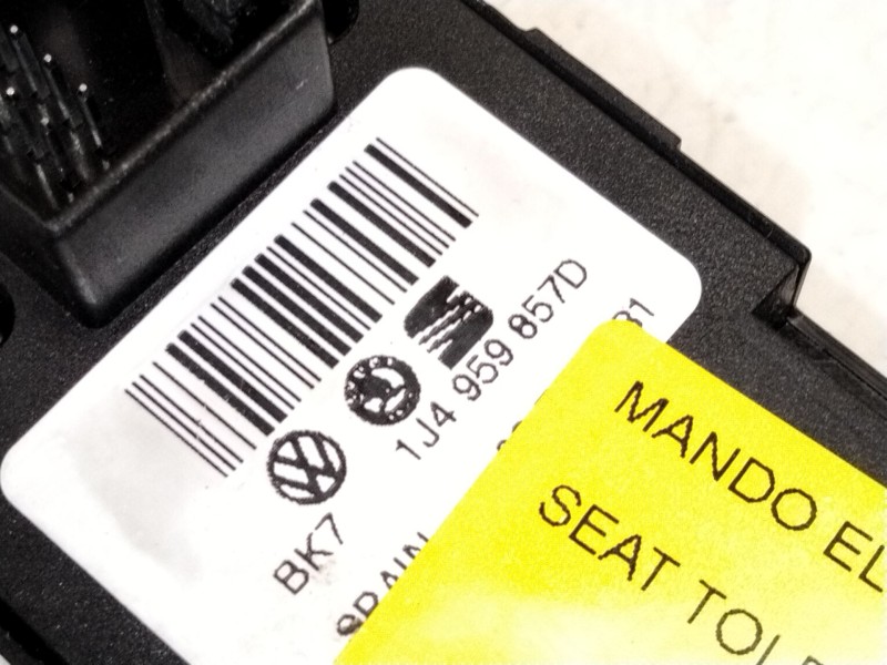 Recambio de mando elevalunas delantero izquierdo para seat toledo ii (1m2) 1.9 tdi referencia OEM IAM 1J4959857D  