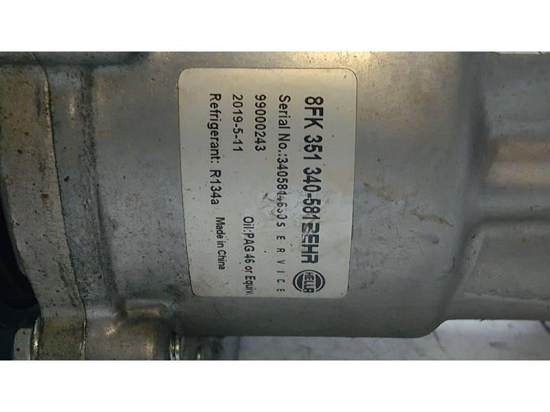 Recambio de compresor aire acondicionado para peugeot partner furgoneta/monovolumen 1.6 hdi 90 referencia OEM IAM 8FK351340581  