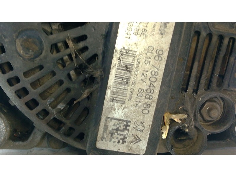 Recambio de alternador para peugeot partner furgoneta/monovolumen 1.6 hdi 90 referencia OEM IAM 9678048880  
