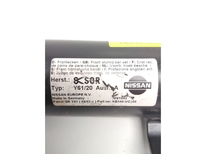 Recambio de varios para nissan qashqai i (j10, nj10) 2.0 dci a las 4 ruedas referencia OEM IAM KE540VC200 PROTECTOR CARROCERIA D