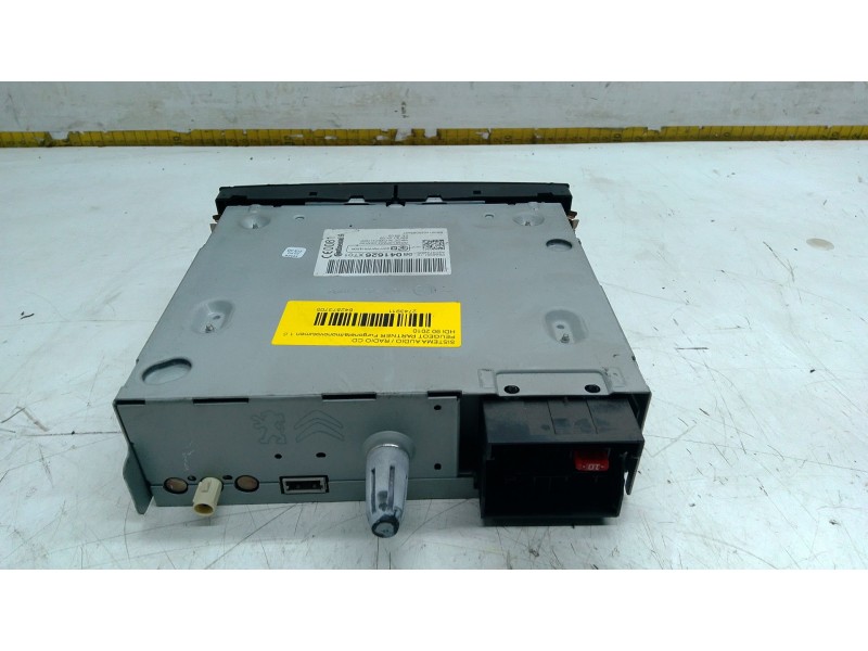 Recambio de sistema audio / radio cd para peugeot partner furgoneta/monovolumen 1.6 hdi 90 referencia OEM IAM 98041626XT01  