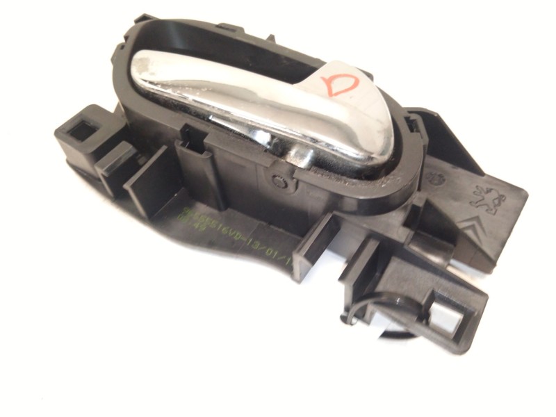 Recambio de maneta interior delantera derecha para peugeot partner furgoneta/monovolumen 1.6 hdi 90 referencia OEM IAM 96555516 