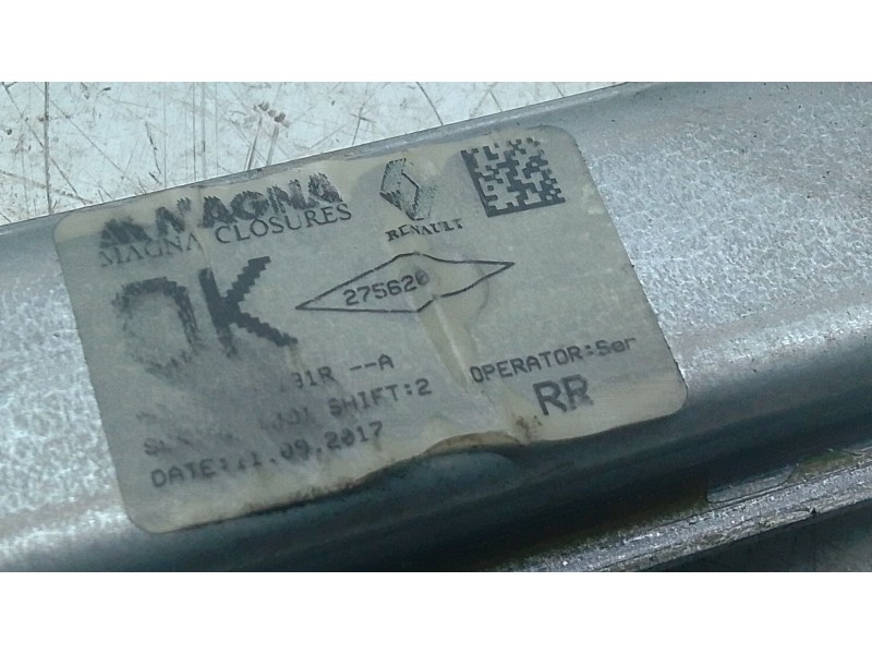 Recambio de elevalunas trasero derecho para dacia sandero ii (b8_) tce 90 (b8m1, b8ma) referencia OEM IAM   