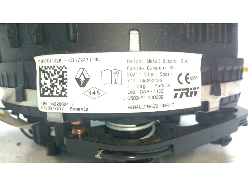 Recambio de airbag delantero izquierdo para dacia sandero ii (b8_) tce 90 (b8m1, b8ma) referencia OEM IAM 985701142R  
