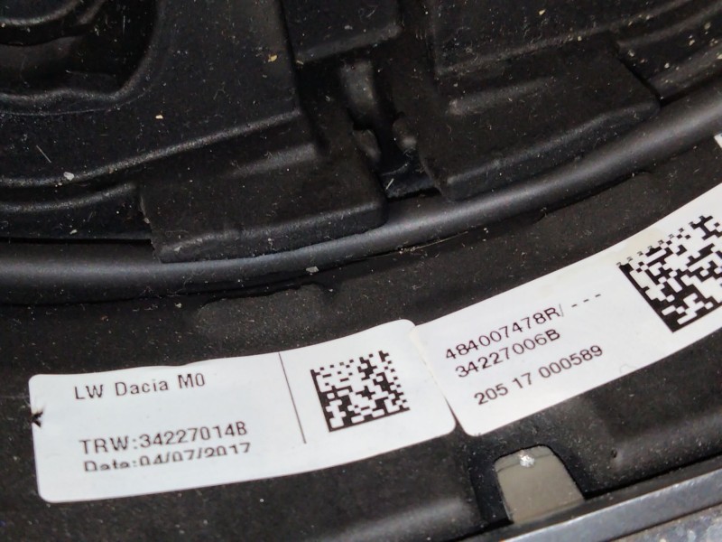 Recambio de volante para dacia sandero ii (b8_) tce 90 (b8m1, b8ma) referencia OEM IAM   