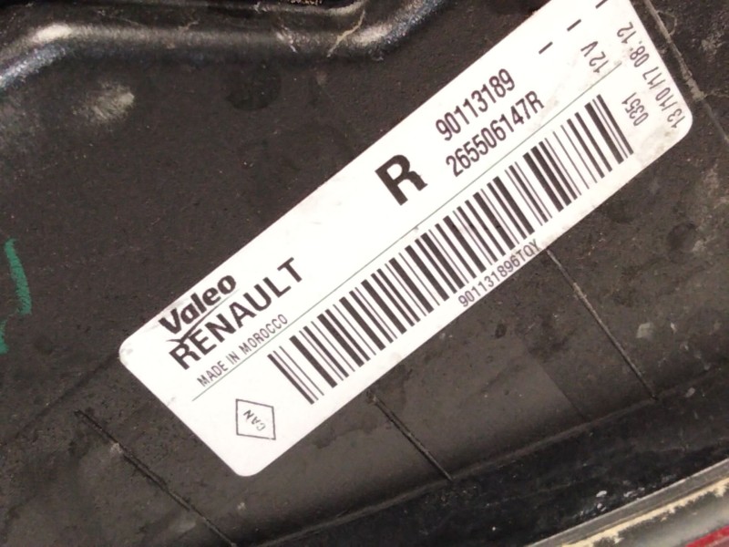 Recambio de piloto trasero izquierdo para dacia sandero ii (b8_) tce 90 (b8m1, b8ma) referencia OEM IAM 265506147R  