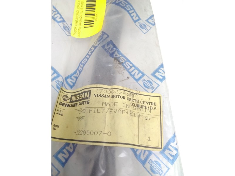 Recambio de tubos aire acondicionado para nissan qashqai i (j10, nj10) 2.0 referencia OEM IAM 70003246RF 122050070 