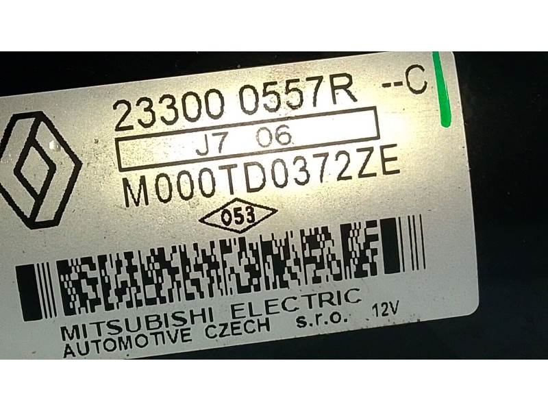 Recambio de motor arranque para dacia sandero ii (b8_) tce 90 (b8m1, b8ma) referencia OEM IAM 233000557R  