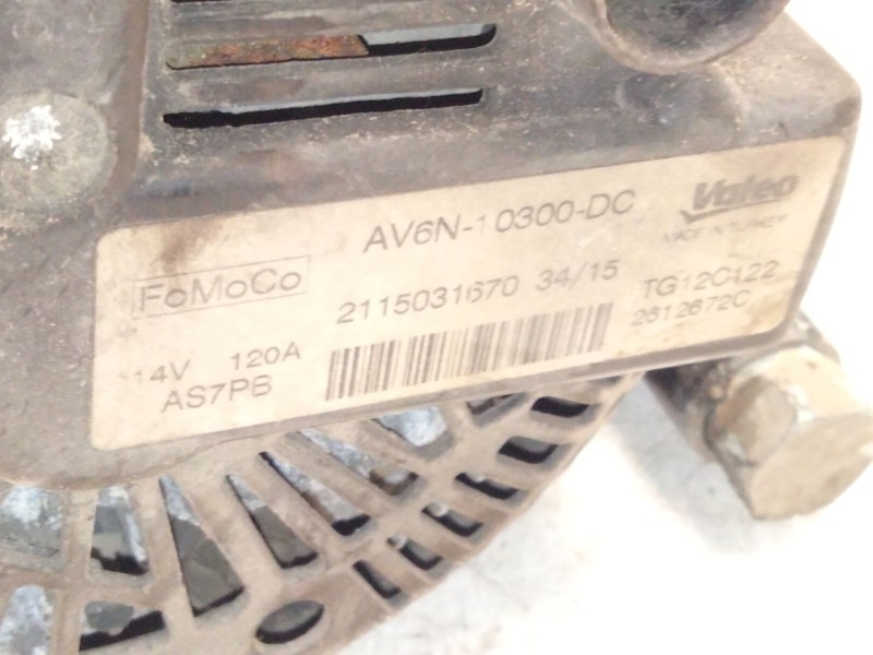 Recambio de alternador para ford tourneo courier b460 monospace 1.5 tdci referencia OEM IAM AV6N10300DC  