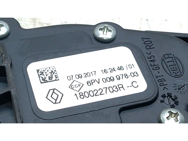 Recambio de pedal acelerador para dacia sandero ii (b8_) tce 90 (b8m1, b8ma) referencia OEM IAM 180022703R  