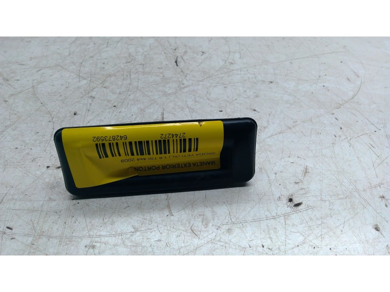 Recambio de maneta exterior porton para skoda yeti (5l) 1.8 tsi 4x4 referencia OEM IAM   