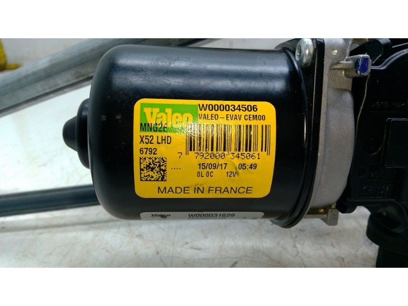 Recambio de motor limpia delantero para dacia sandero ii (b8_) tce 90 (b8m1, b8ma) referencia OEM IAM W000034506  