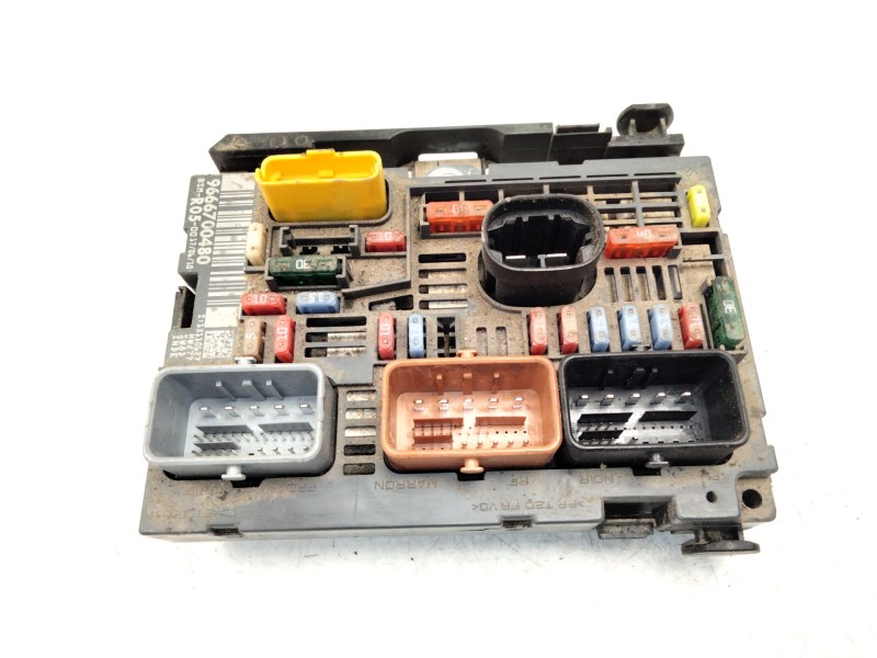 Recambio de caja fusibles para peugeot partner furgoneta/monovolumen (5_, g_) 1.6 hdi 90 referencia OEM IAM 9666700480  