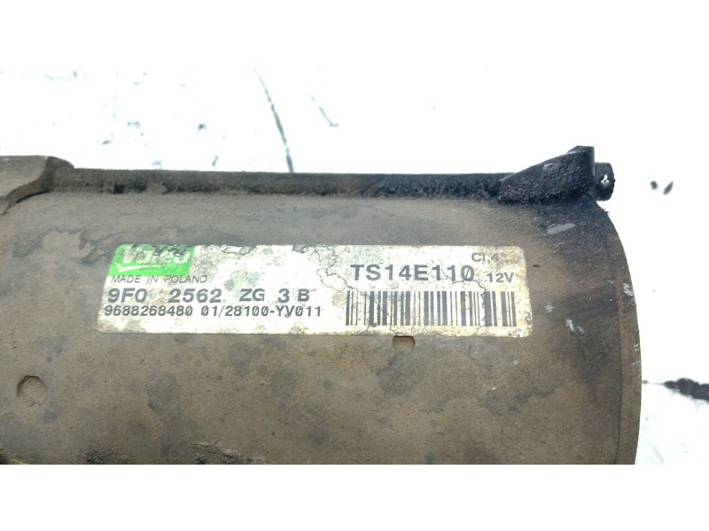 Recambio de motor arranque para peugeot partner furgoneta/monovolumen (5_, g_) 1.6 hdi 90 referencia OEM IAM 9688268480  