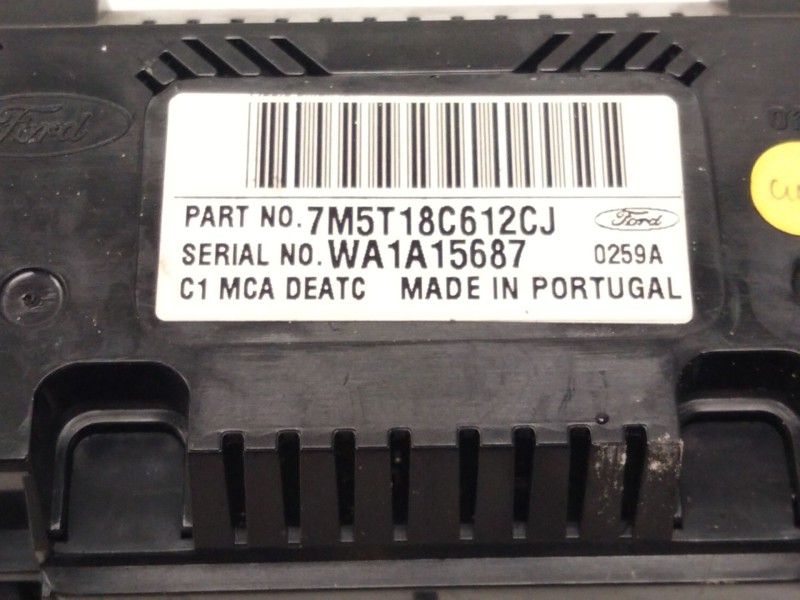 Recambio de mando calefaccion aire acondicionado para ford focus ii (da_, hcp, dp) 1.8 tdci referencia OEM IAM 7M5T18C612  