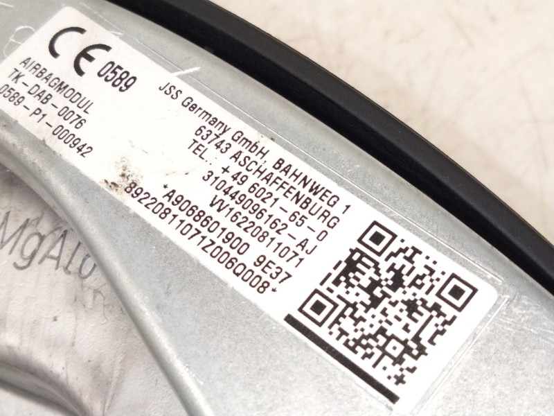 Recambio de airbag delantero izquierdo para mercedes-benz sprinter 3-t furgoneta (b906) 214 cdi (906.611, 906.613) referencia OE
