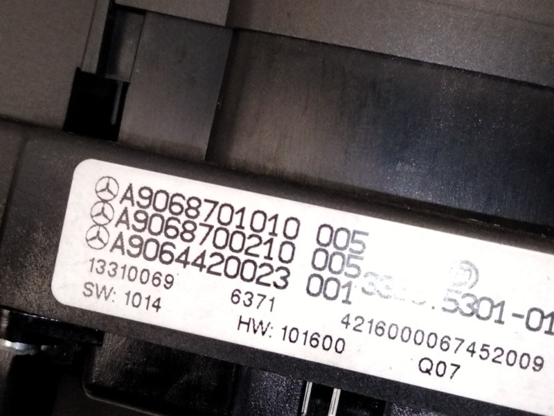 Recambio de warning para mercedes-benz sprinter 3-t furgoneta (b906) 214 cdi (906.611, 906.613) referencia OEM IAM A9068701010  