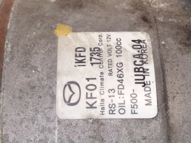 Recambio de compresor aire acondicionado para mazda cx-5 (ke, gh) 2.2 d (ke2fw) referencia OEM IAM KF011735  