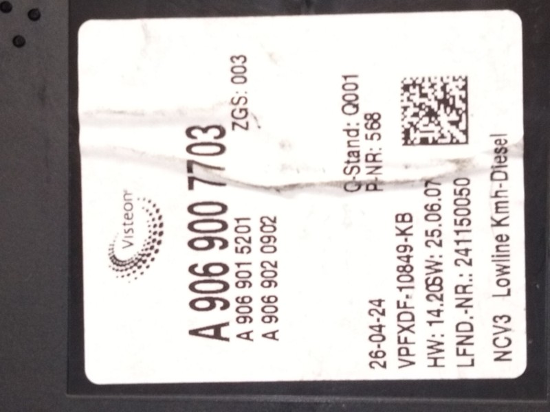 Recambio de cuadro instrumentos para mercedes-benz sprinter 3-t furgoneta (b906) 214 cdi (906.611, 906.613) referencia OEM IAM A
