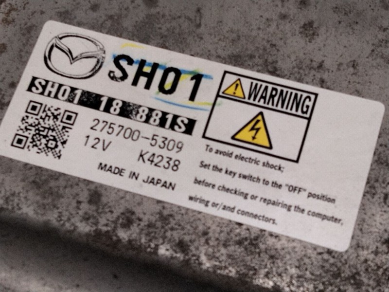 Recambio de centralita motor uce para mazda cx-5 (ke, gh) 2.2 d (ke2fw) referencia OEM IAM SH0118881S 2757005309 K4238