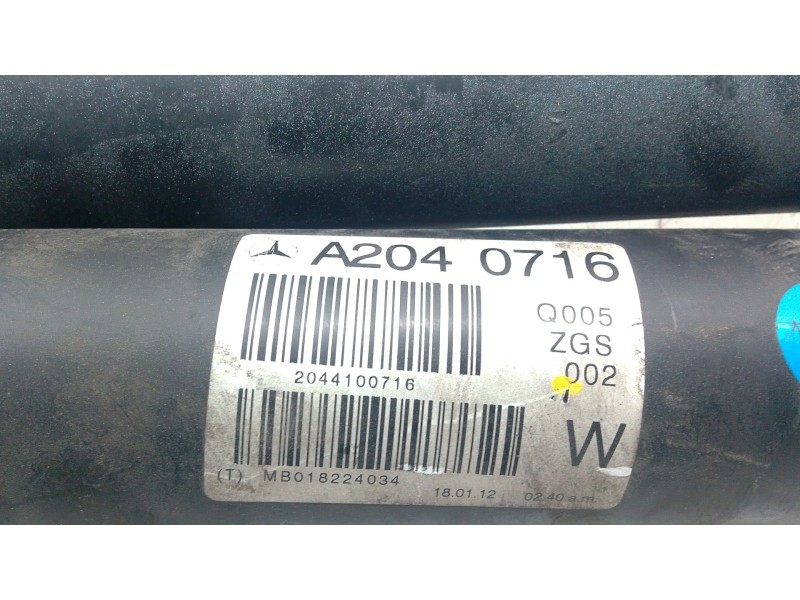 Recambio de cardan delantero para mercedes-benz clase c t-model (s204) c 220 cdi (204.202) referencia OEM IAM A2040716  