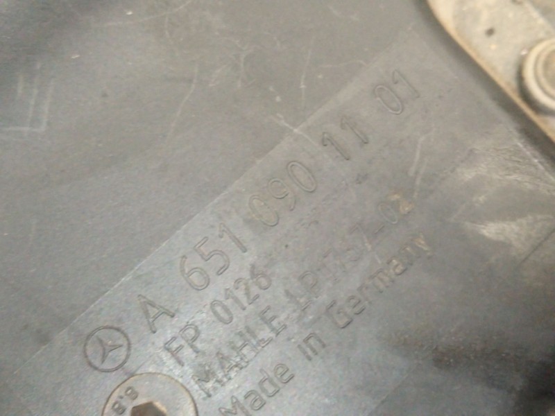 Recambio de caja filtro de aire para mercedes-benz clase c t-model (s204) c 220 cdi (204.202) referencia OEM IAM A6510901101  