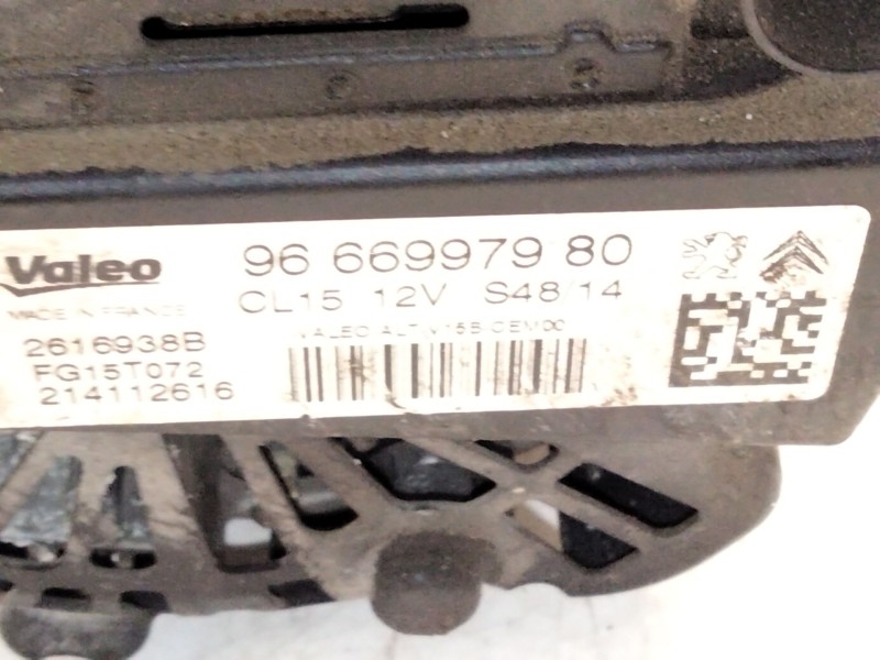Recambio de alternador para citroën c4 ii (nc_) 1.4 vti 95 referencia OEM IAM 9666997980  