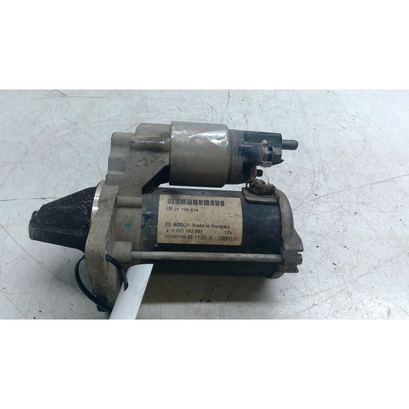 Recambio de motor arranque para opel corsa e (x15) 1.4 (08, 68) referencia OEM IAM 25198414  