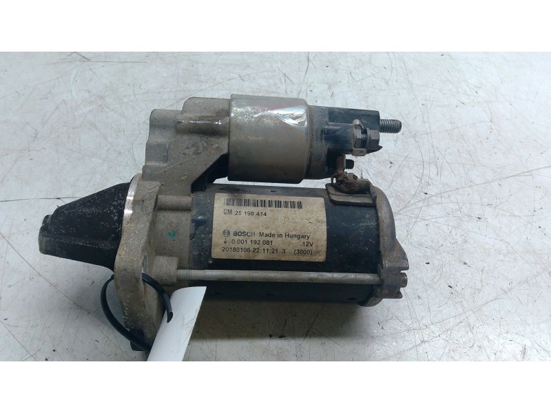 Recambio de motor arranque para opel corsa e (x15) 1.4 (08, 68) referencia OEM IAM 25198414  