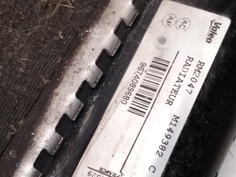 Recambio de radiador agua para citroën c4 ii (nc_) 1.4 vti 95 referencia OEM IAM 9674089680  