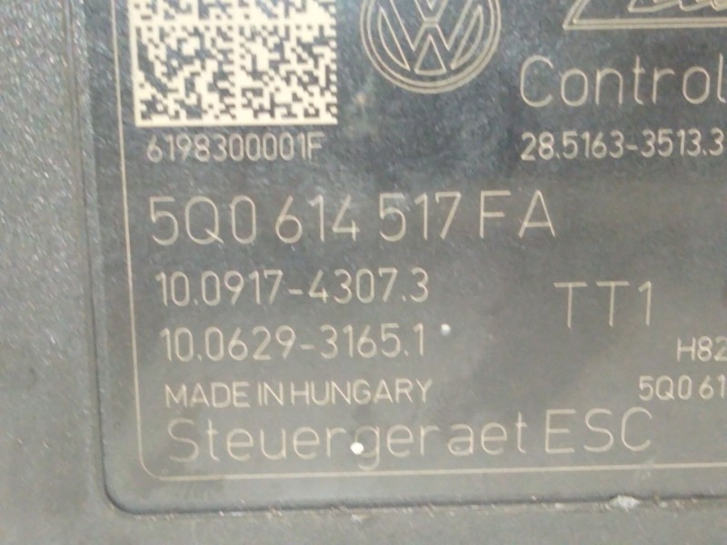 Recambio de abs para skoda superb iii (3v3) 2.0 tdi referencia OEM IAM 5Q0614517FA  