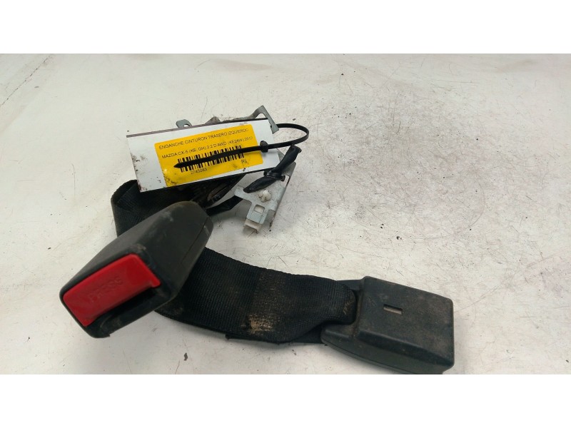Recambio de enganche cinturon trasero izquierdo para mazda cx-5 (ke, gh) 2.2 d awd (ke2aw) referencia OEM IAM BAF140147T  
