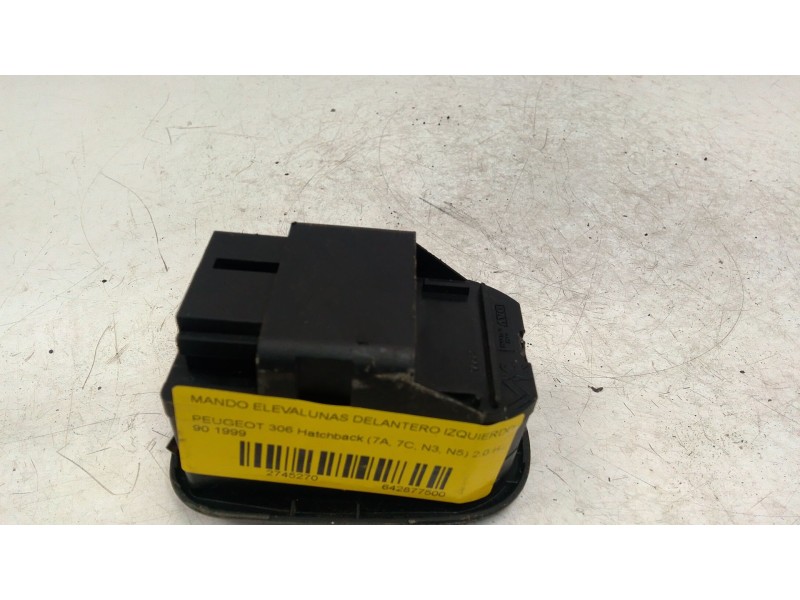 Recambio de mando elevalunas delantero izquierdo para peugeot 306 hatchback (7a, 7c, n3, n5) 2.0 hdi 90 referencia OEM IAM   