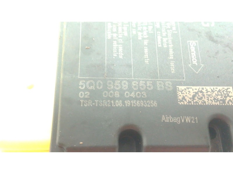 Recambio de centralita airbag para skoda superb iii (3v3) 2.0 tdi referencia OEM IAM 5Q0959655  