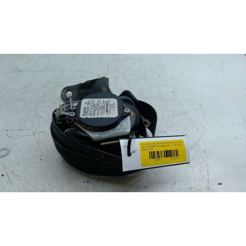 Recambio de cinturon seguridad delantero izquierdo para dacia dokker monospace (ke_) 1.5 dci (keaj, keah) referencia OEM IAM 868